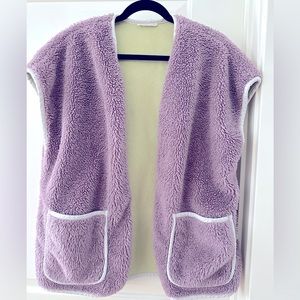 April Meets October Pile (faux fur/faux sherpa) vest